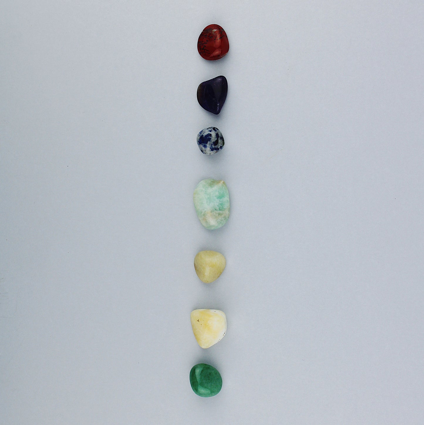 Stones of the seven chakras / 15-25 mm