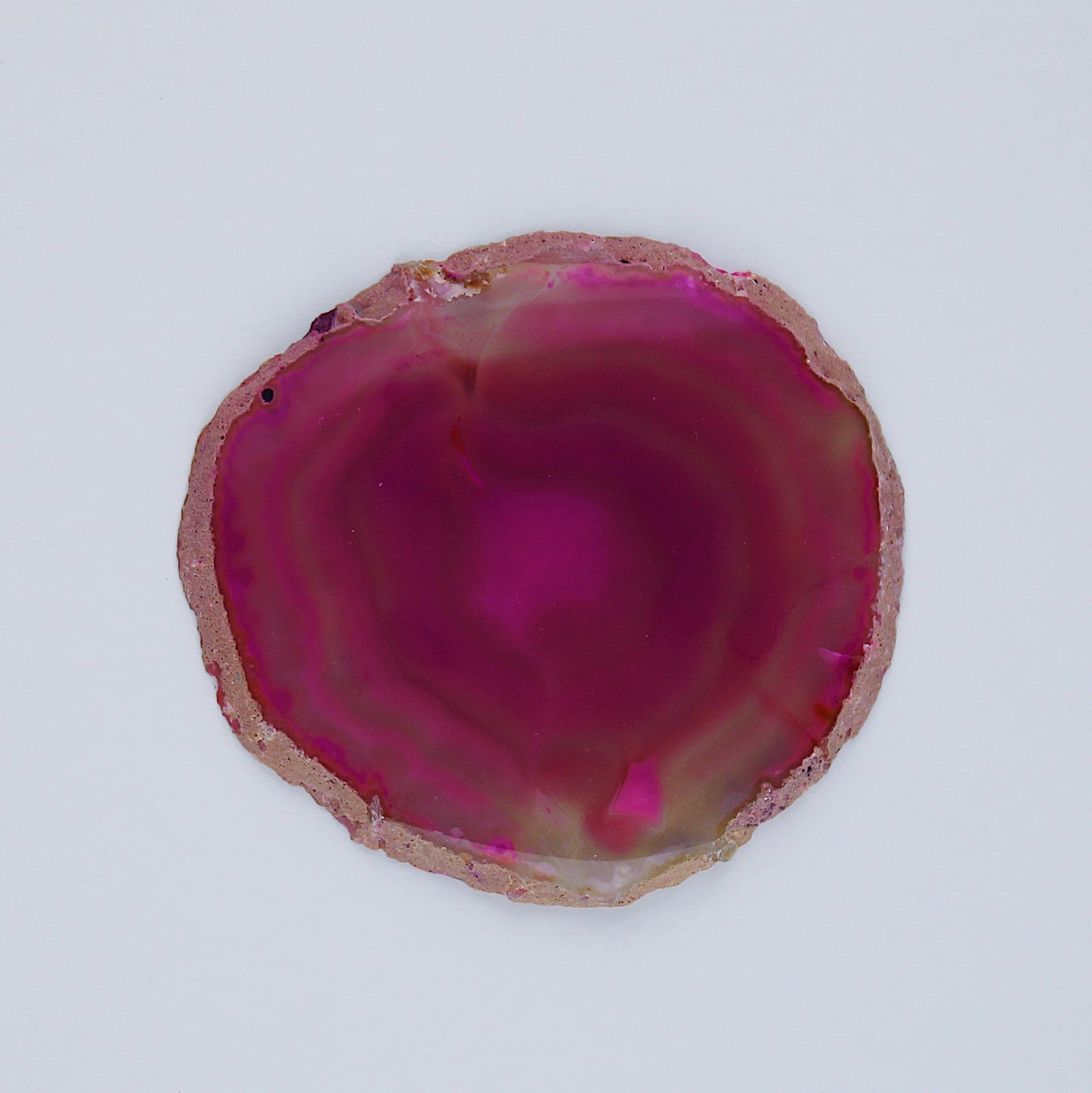 Agate geode slice / Ø 60 mm x 5 mm