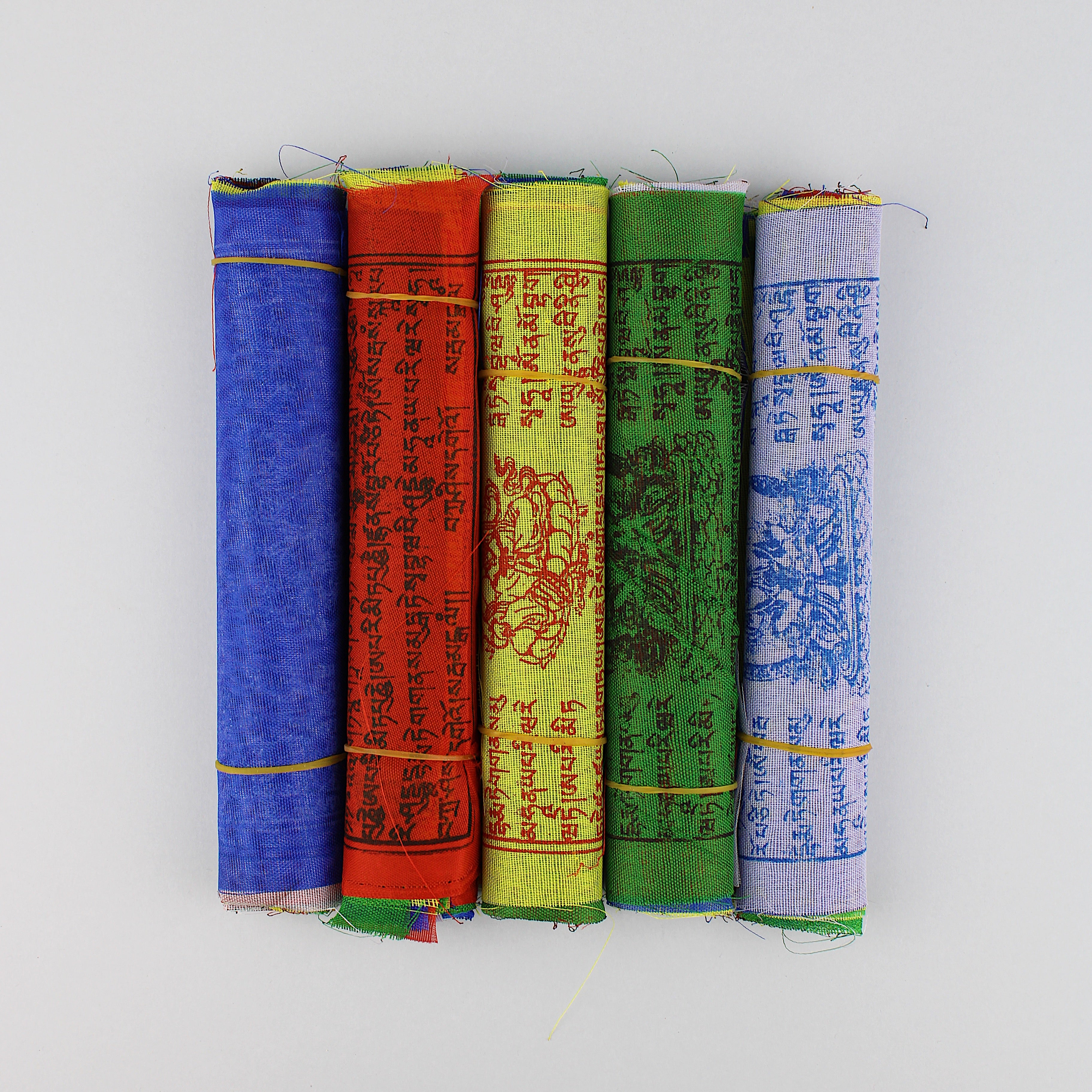Tibetan flags / 18 cm - row of 10 flags / 1 pc