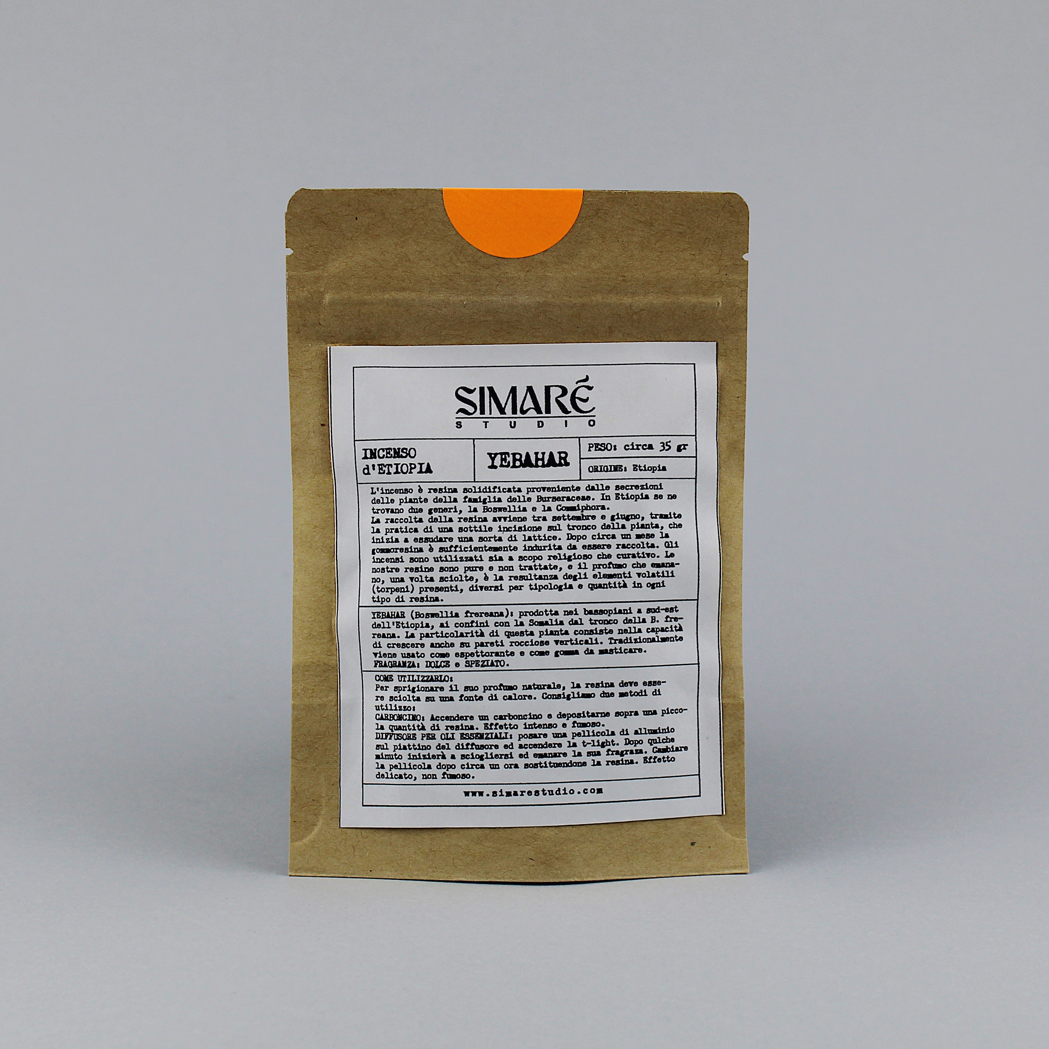 Incense in grains / Yebahar Ethiopian incense / 35 gr
