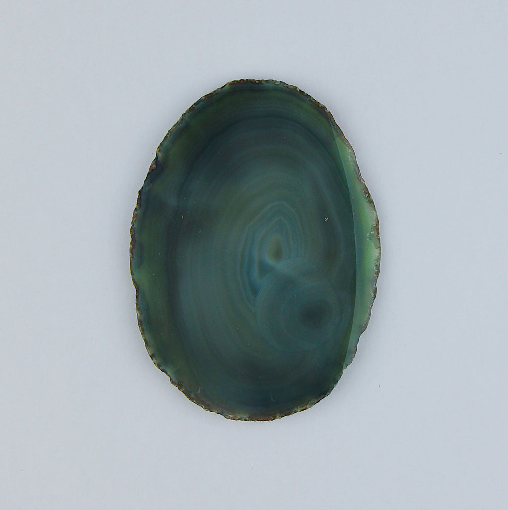 Fetta di geode di agata / Ø 50 mm x 5 mm