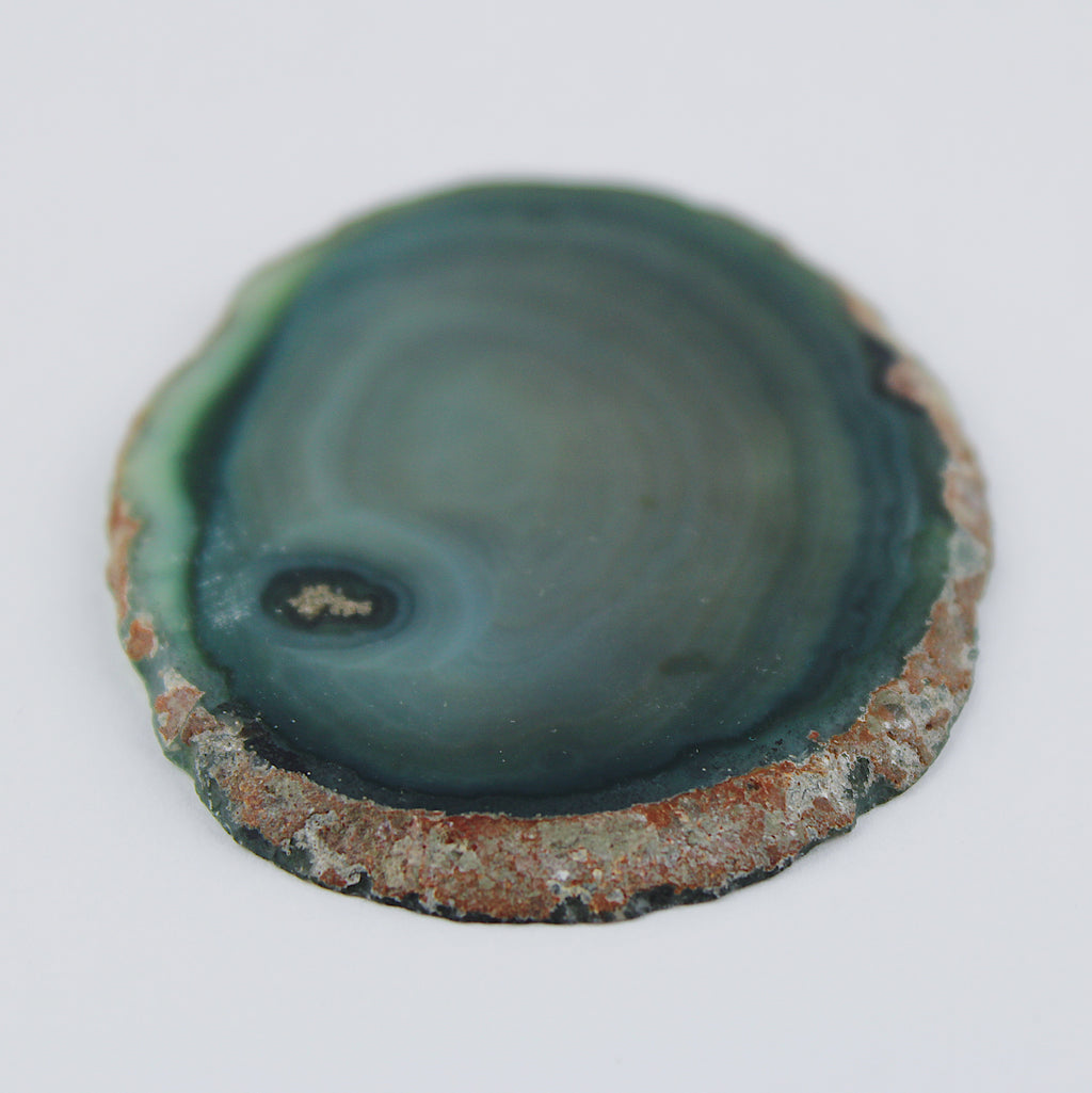 Fetta di geode di agata / Ø 50 mm x 5 mm