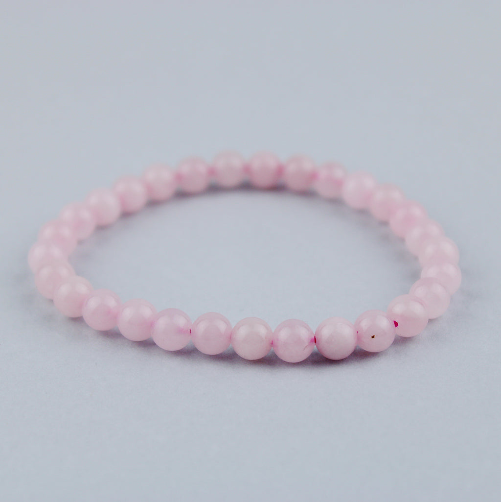 Rose quartz bracelet / stones Ø 6 mm