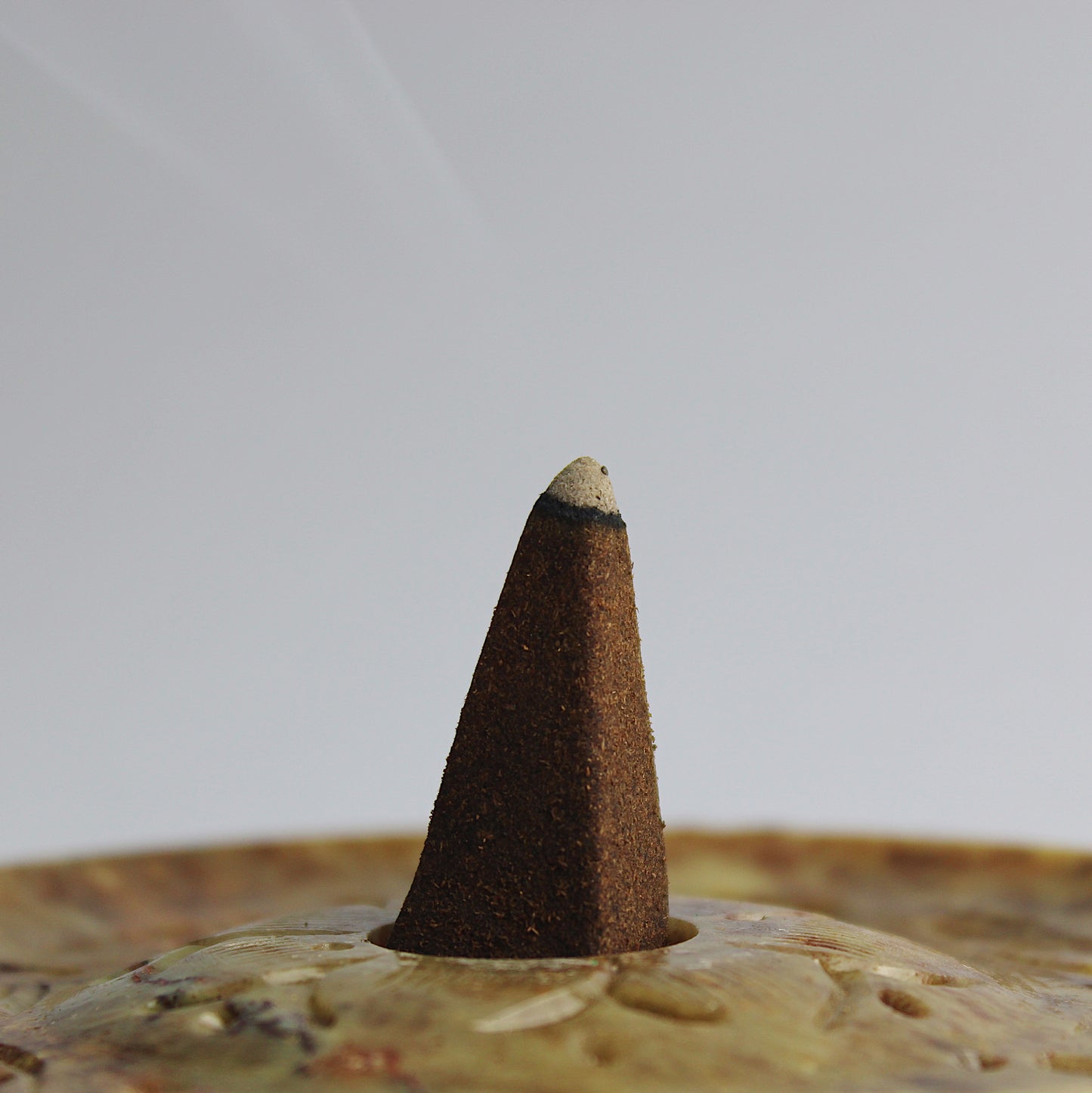 Soapstone incense holder for incense sticks and cones