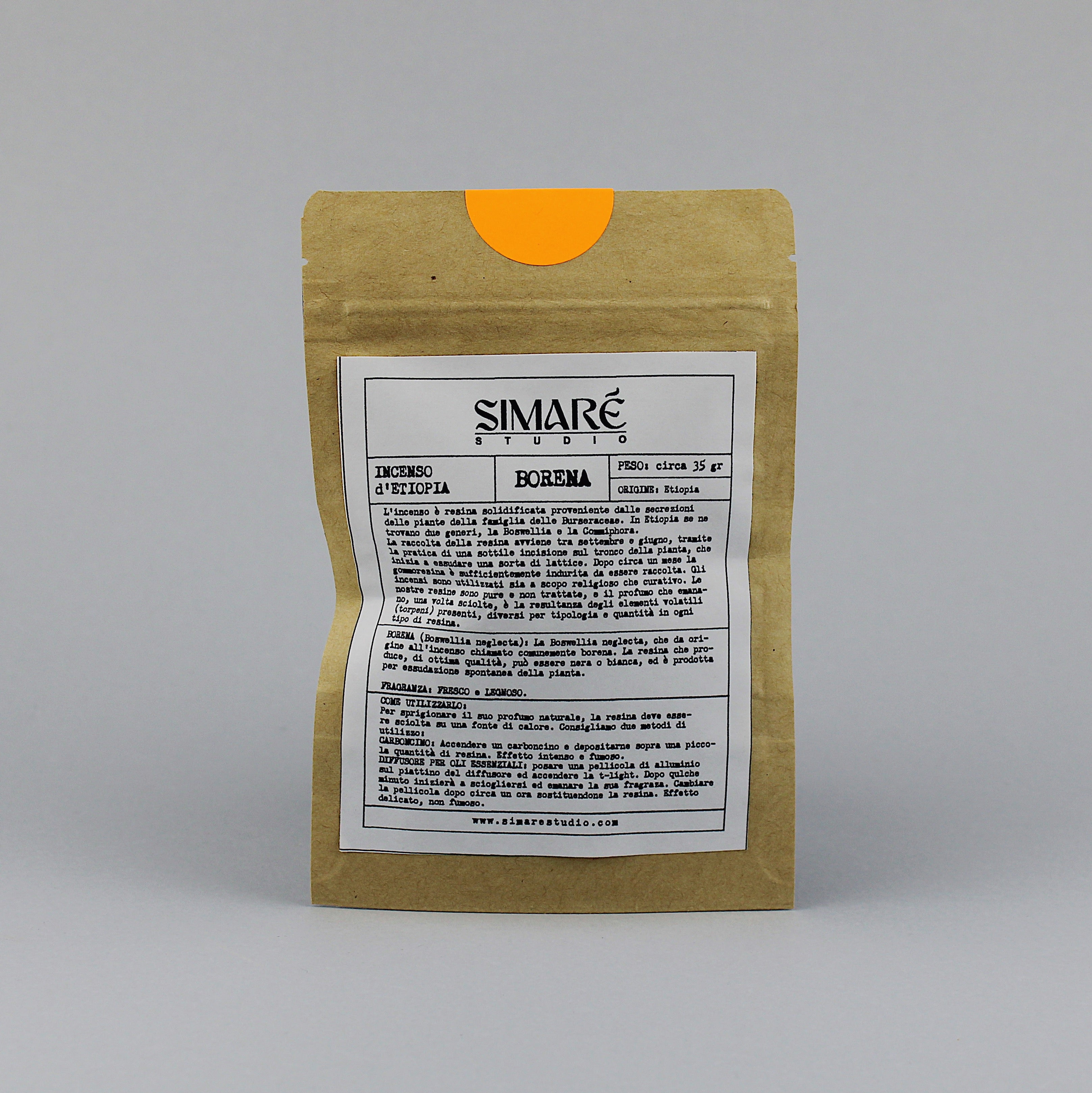 Incense in grains / Ethiopian incense Borena / 35 gr