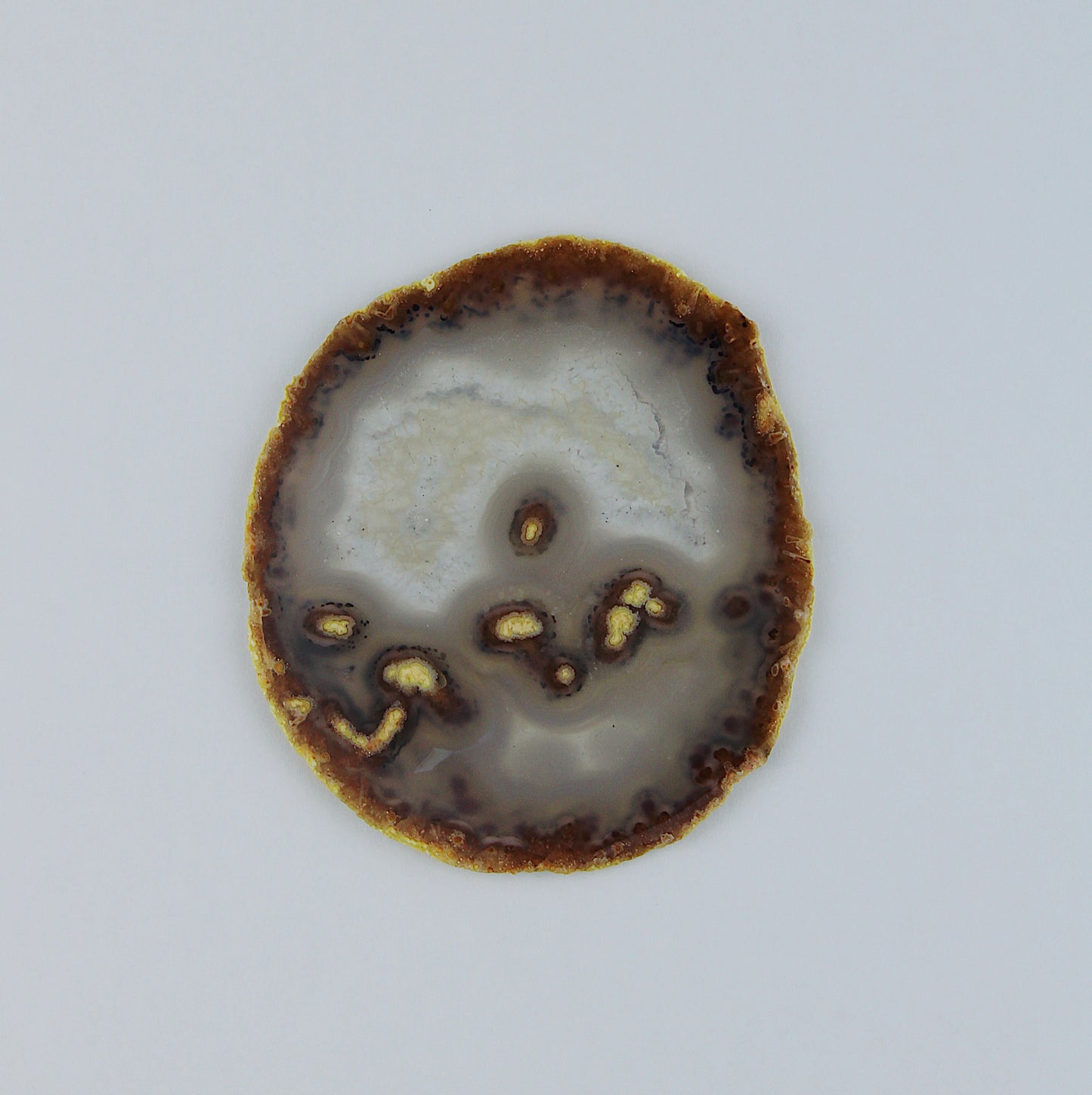 Agate geode slice / Ø 50 mm x 5 mm