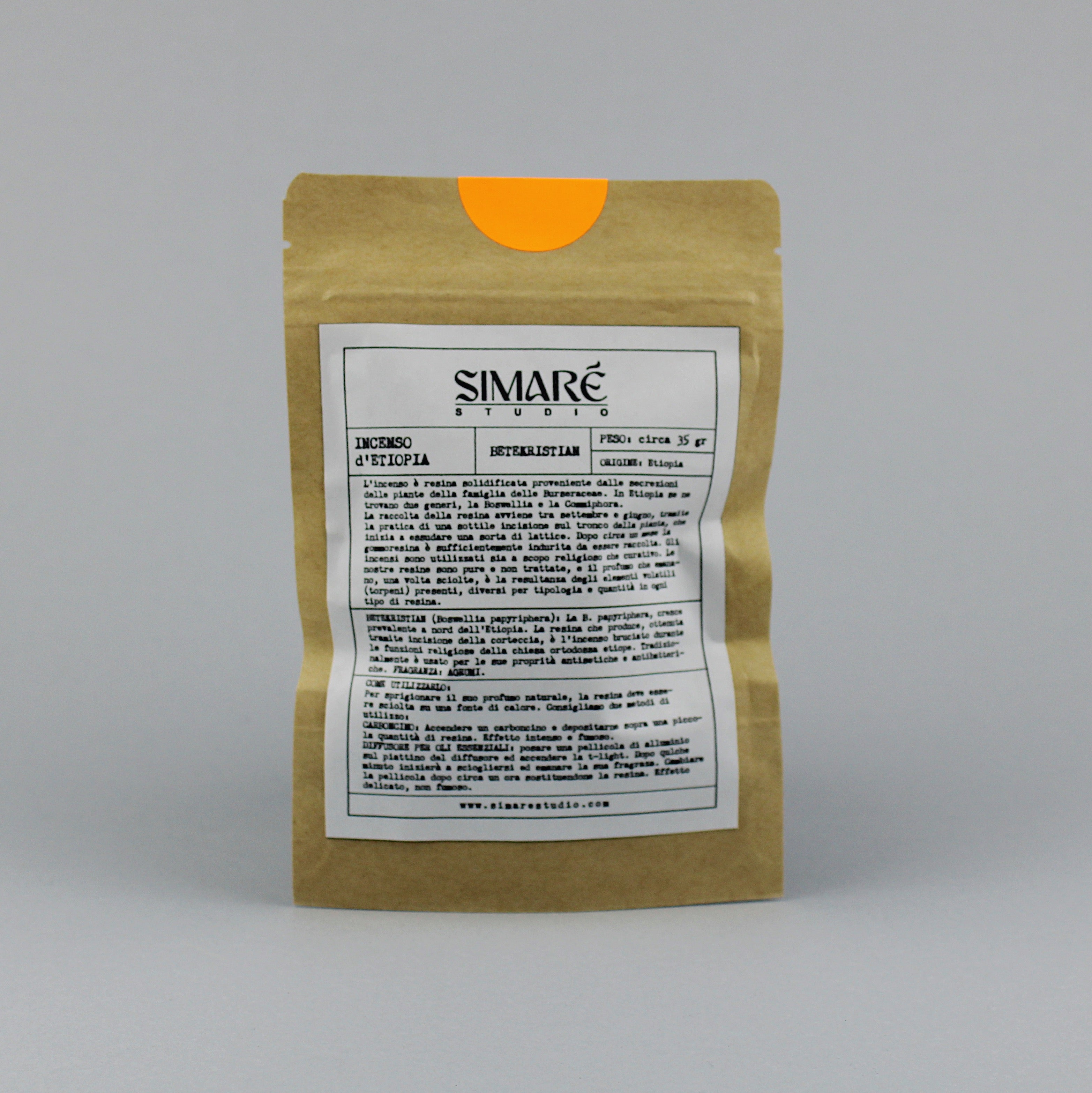 Incense in grains / Betekristian Ethiopian incense / 35 gr